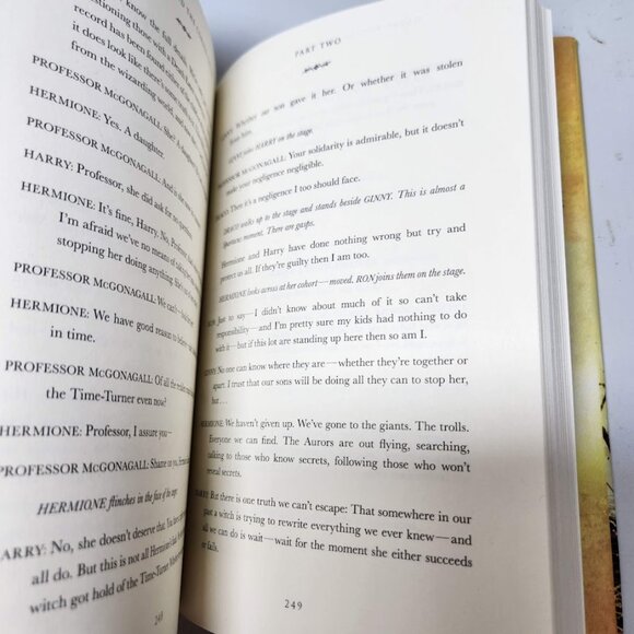 Harry Potter and the Cursed Child Parts 1 & 2 Book Special Rehearsal Edition Scr - Picture 7 of 12